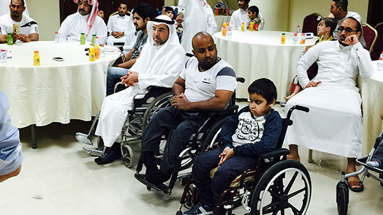 Awareness program for customized special seating for mobility disability at al Al Hassa